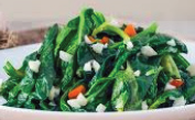Spinach Garlic — Chinese dish at Pokhara Chinese Restaurant